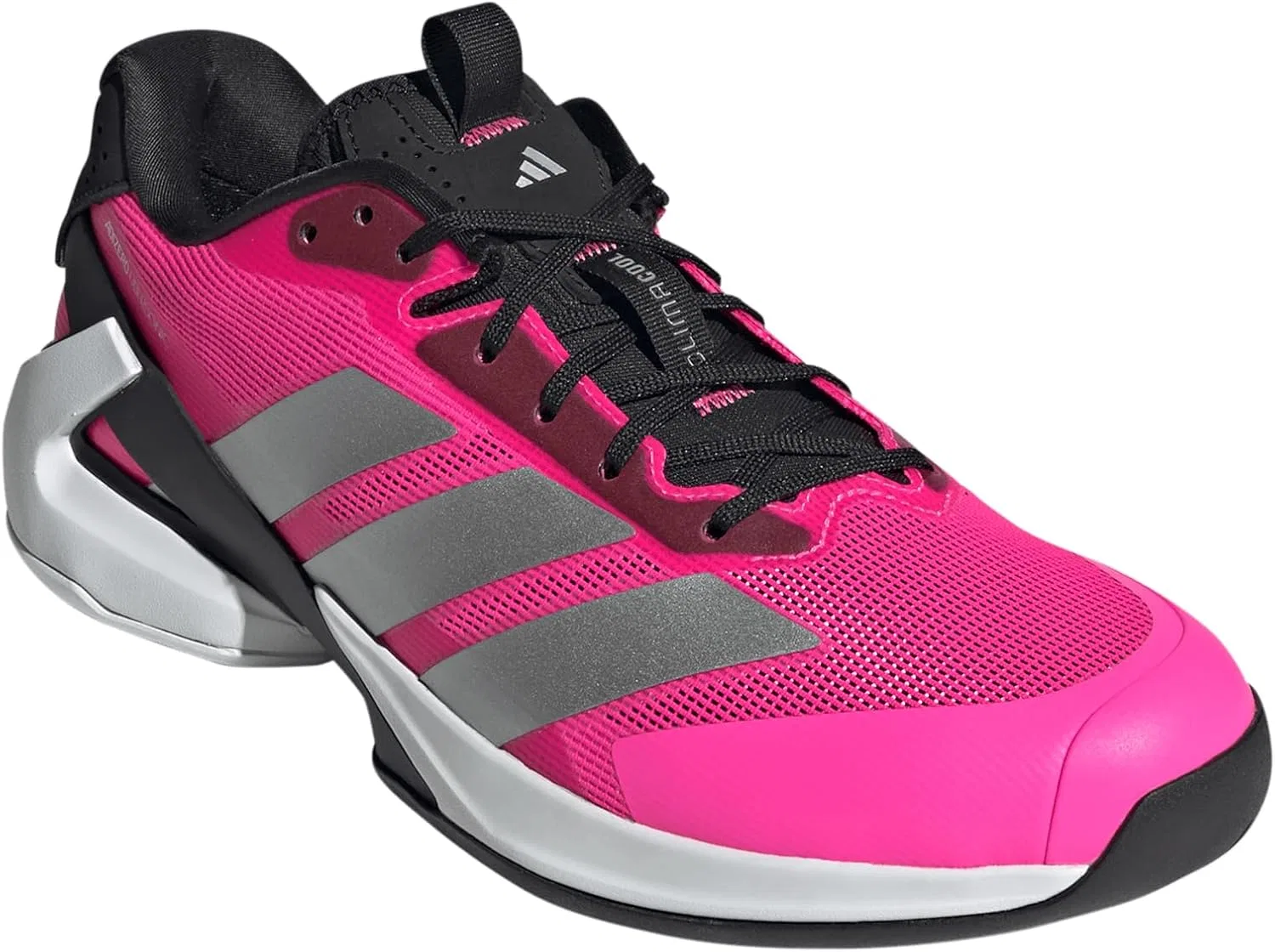Теннисные кроссовки adidas Adizero Ubersonic 5, Lucid Pink/Silver Metallic/Black — фото 2