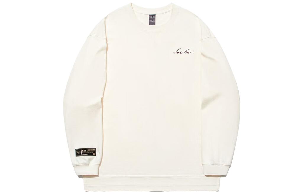 

LiNing Футболка унисекс цвета экрю, Белый, LiNing Футболка унисекс цвета экрю