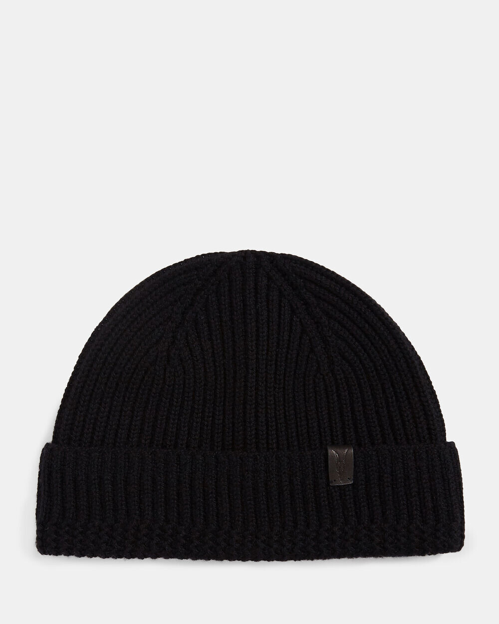 

Шапка из мериносовой шерсти AllSaints, черный