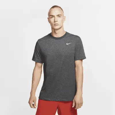 

Футболка Nike Dri-FIT, цвет Black Heather/Matte Silver