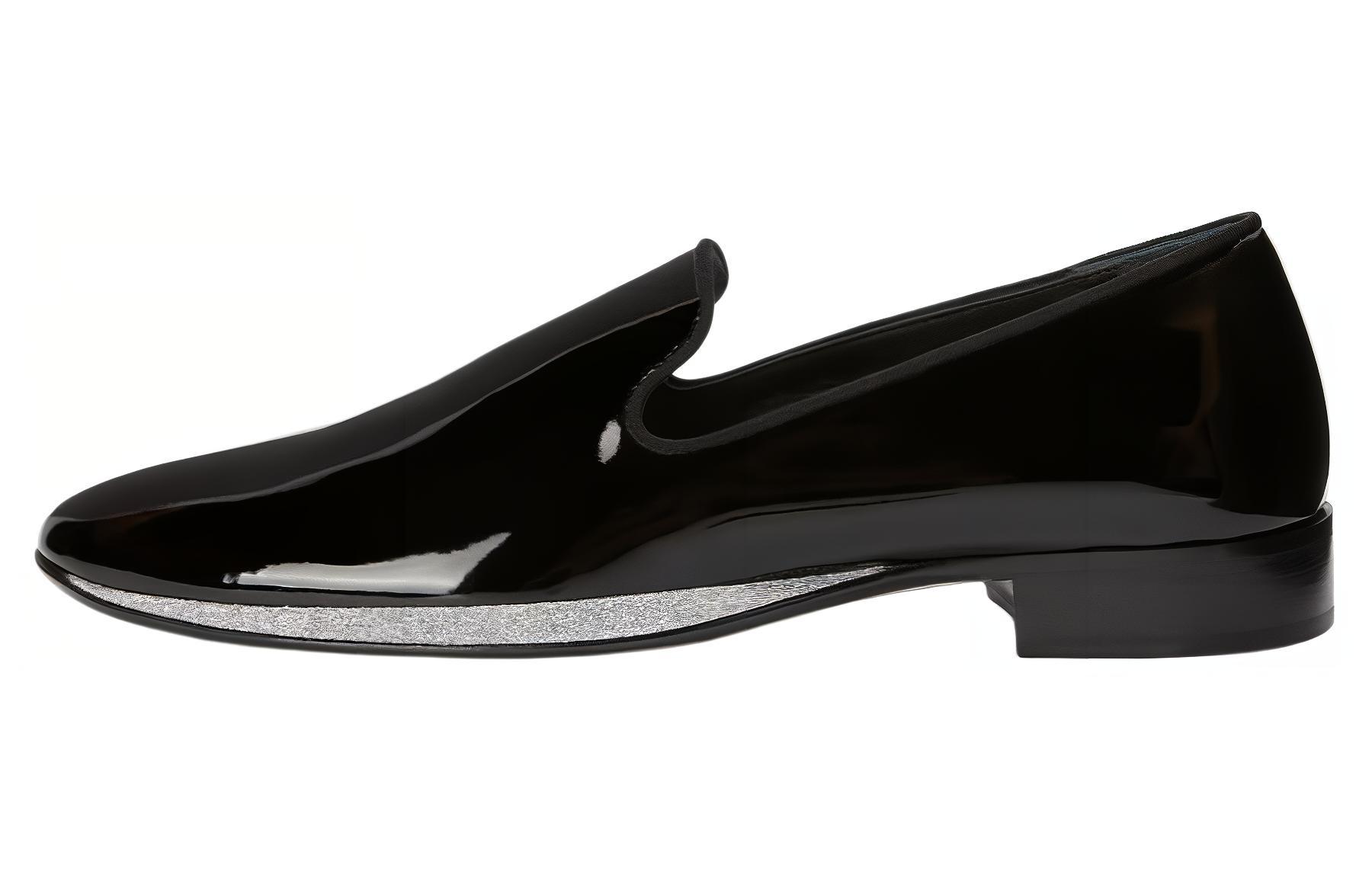 

Лоферы из блестящей кожи Flash Giuseppe Zanotti, черный