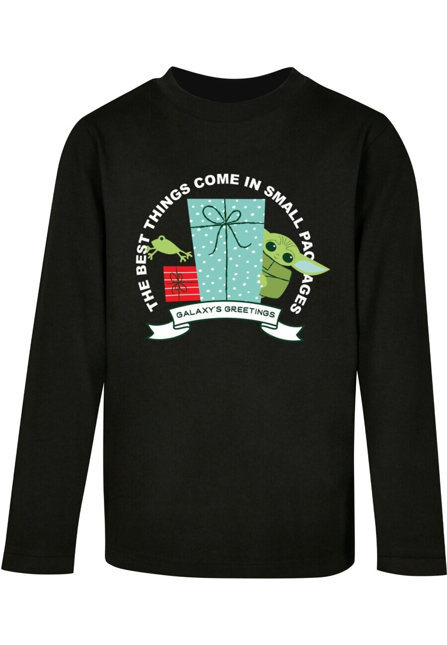 

Лонгслив ABSOLUTE CULT Shirt The Mandalorian - Galaxy s Greetings, черный