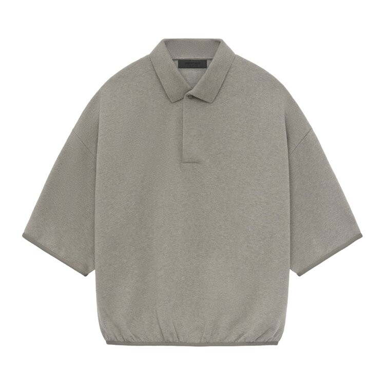 

Поло Fear Of God Essentials Fear of God Essentials 3/4 Sleeve Polo, серый