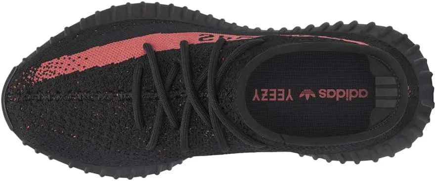 Мужские кроссовки Adidas Yeezy Boost 350 V2, черный/красный-черный — фото 3
