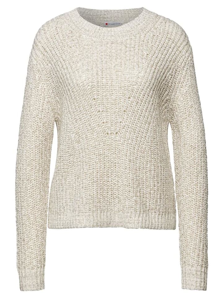 

Street One Пуловер цвета "облачный крем"