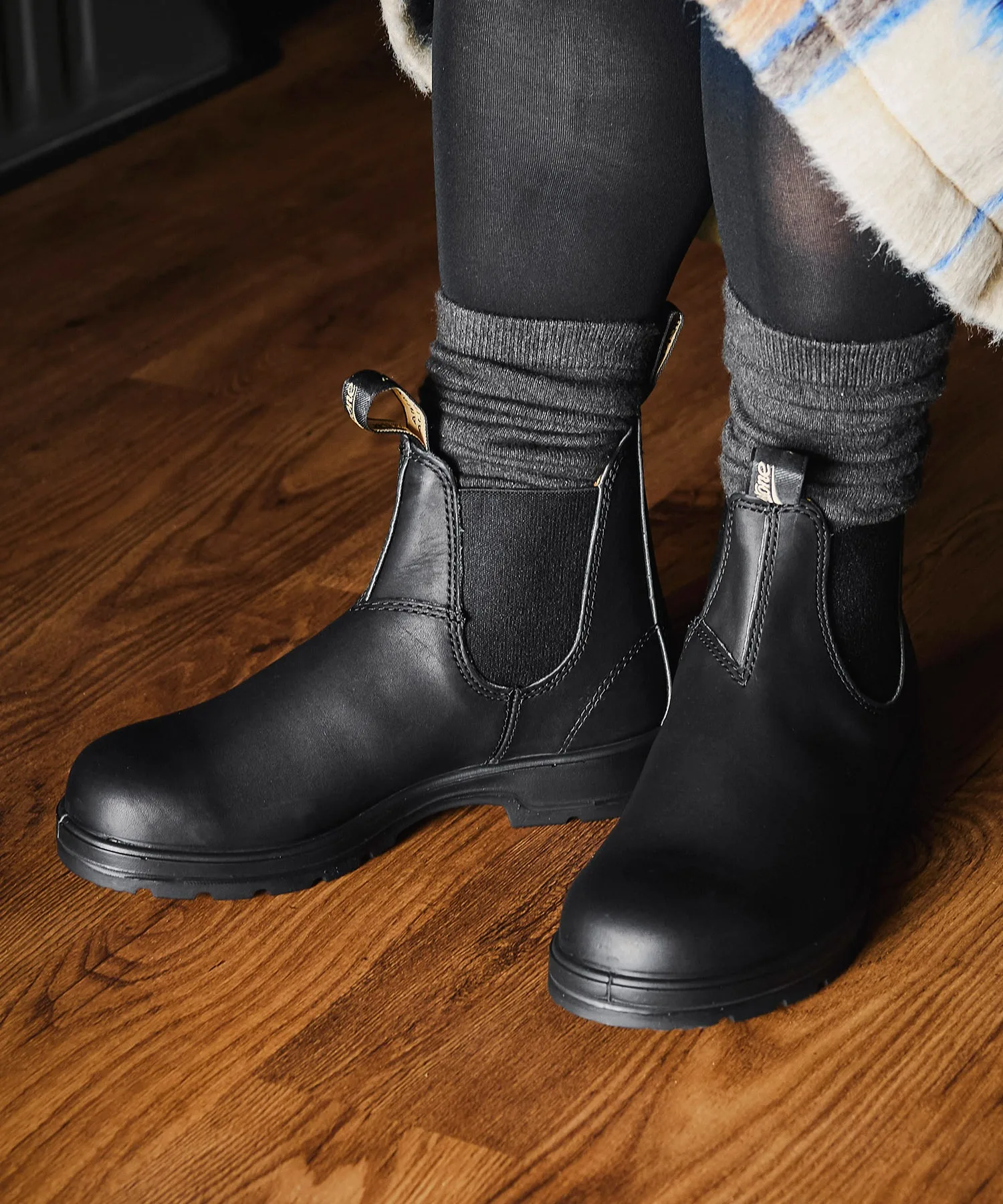 Унисекс кожаные ботинки Blundstone CLASSIC COMFORT чёрные — фото 3