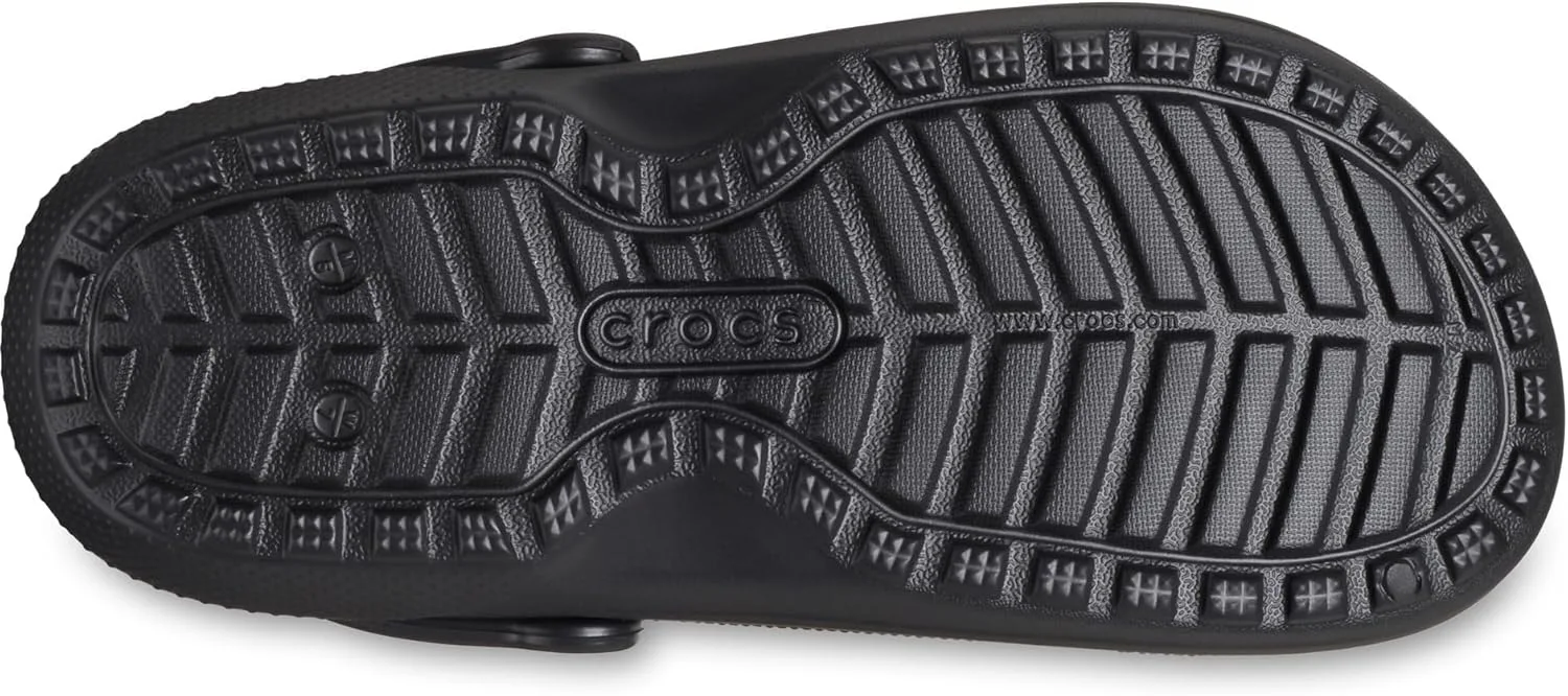 Сабо Crocs Classic Lined, черный/красный — фото 3