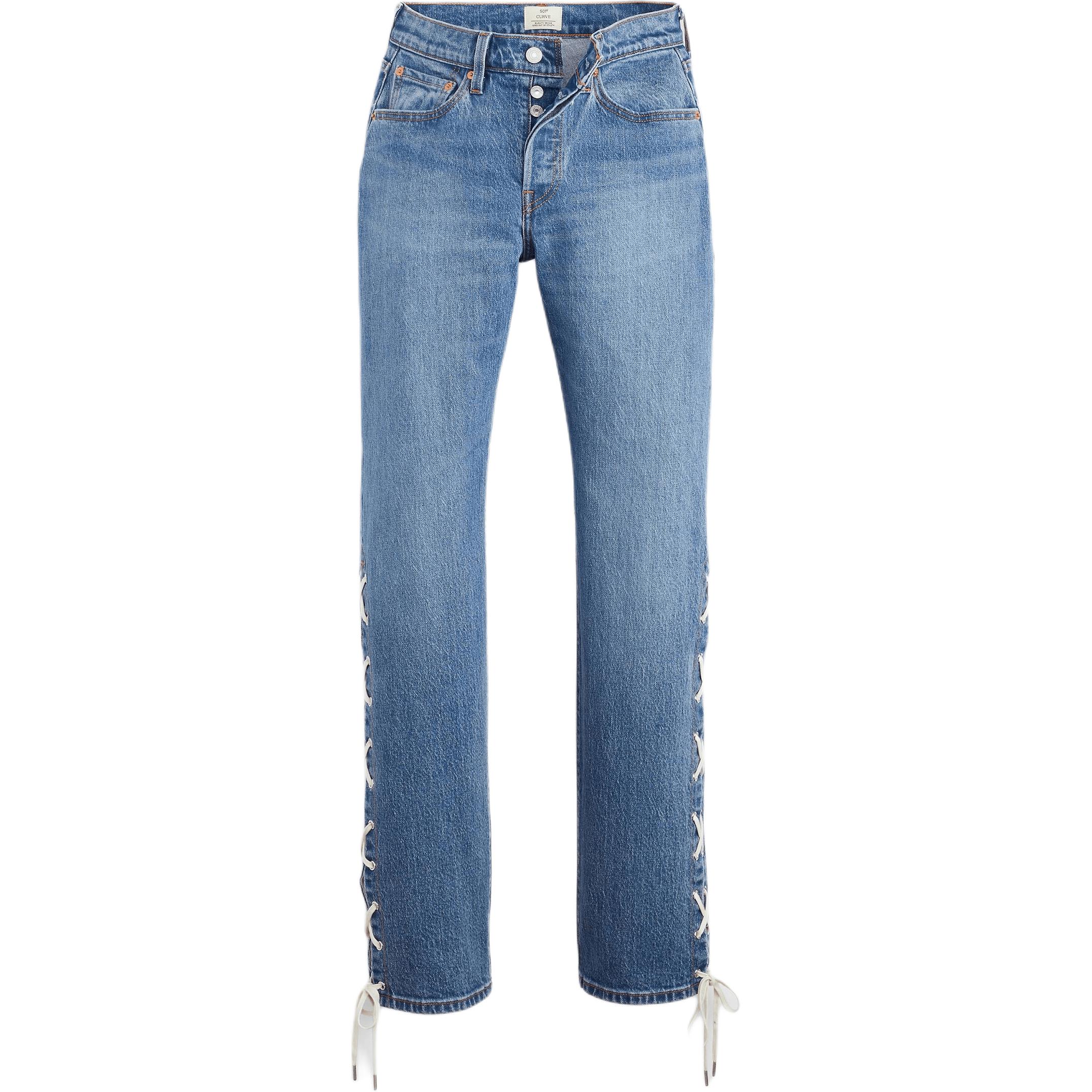 Джинсы Levi's x Beyoncé Beyoncé FW25 женские Levis, lace-up-medium washed
