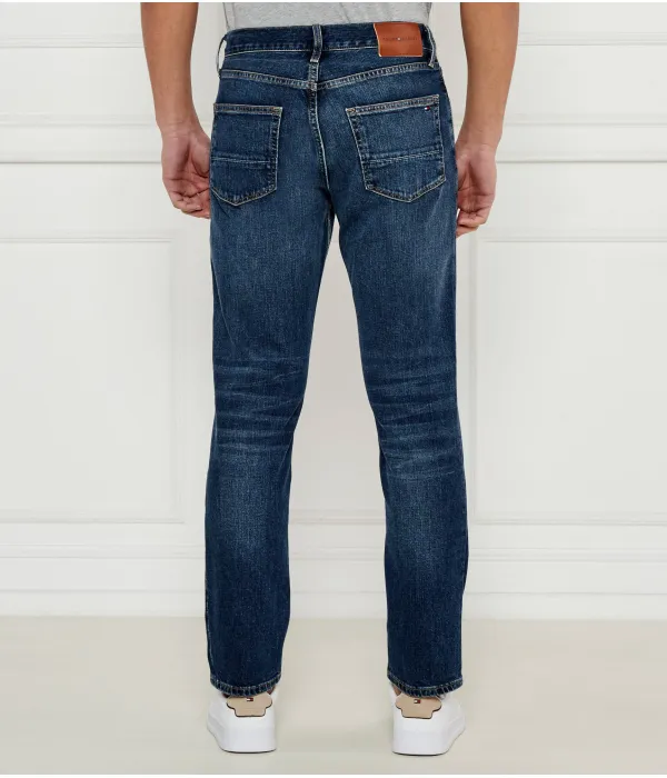 Джинсы Дентон Straight fit Tommy Hilfiger, синий — фото 4