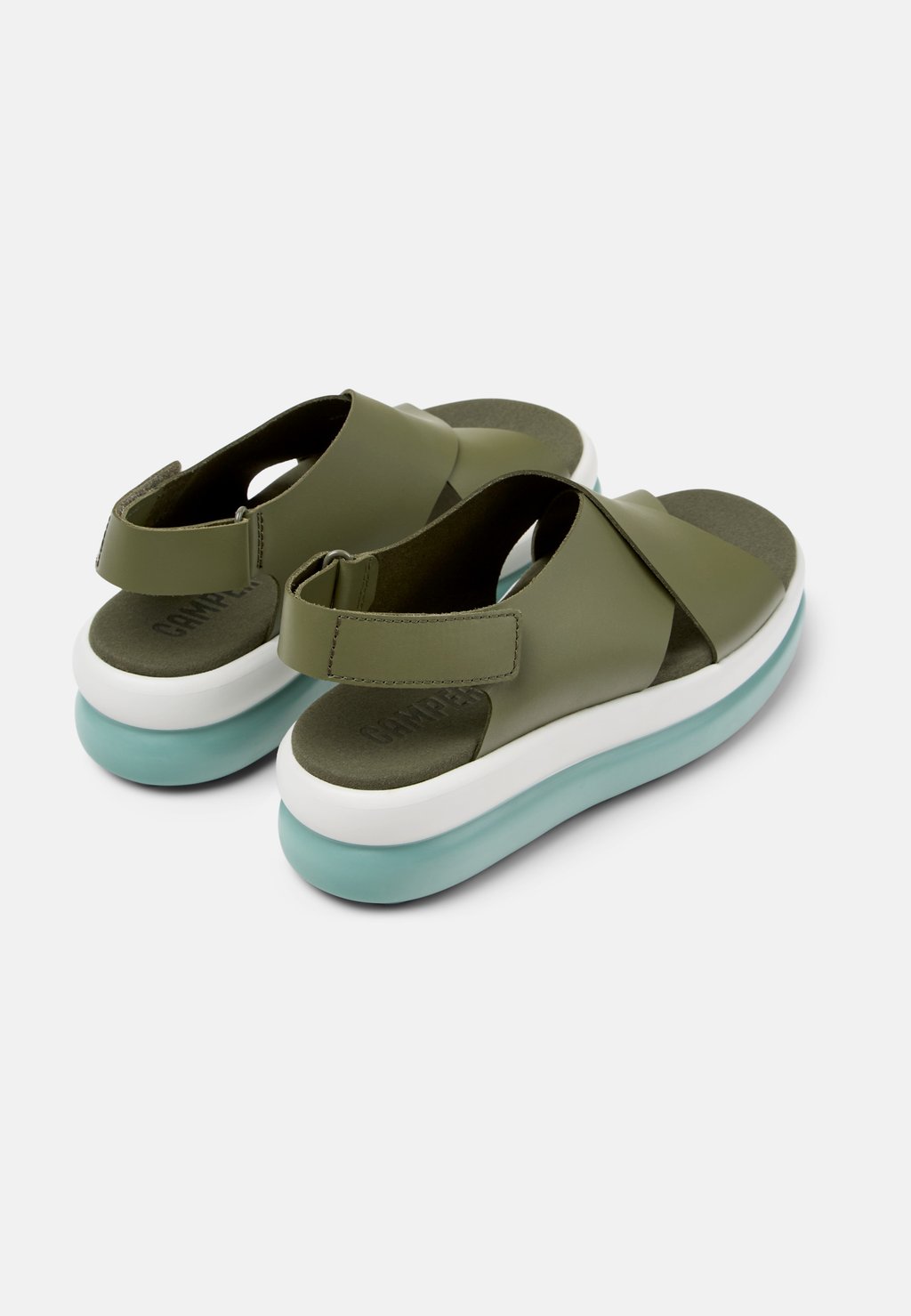Босоножки на платформе PELOTAS FLOTA UP Camper, зеленый — фото 4