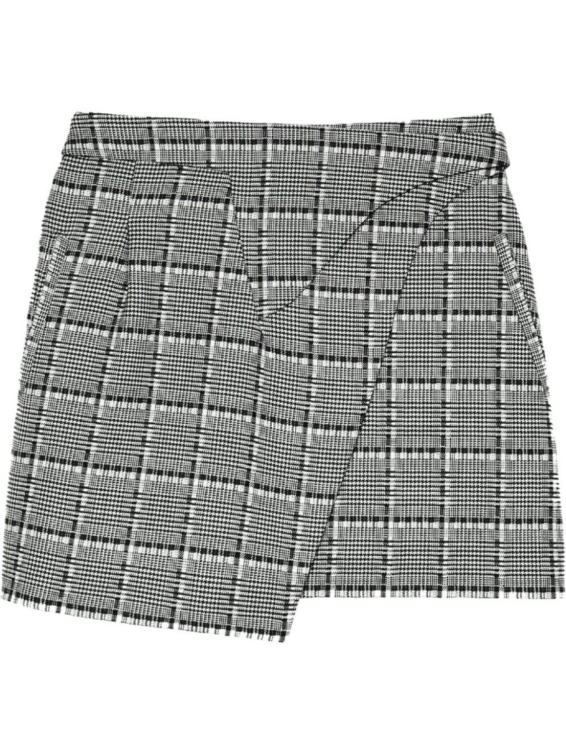 

WARDROBE.NYC мини-юбка с запахом, черный