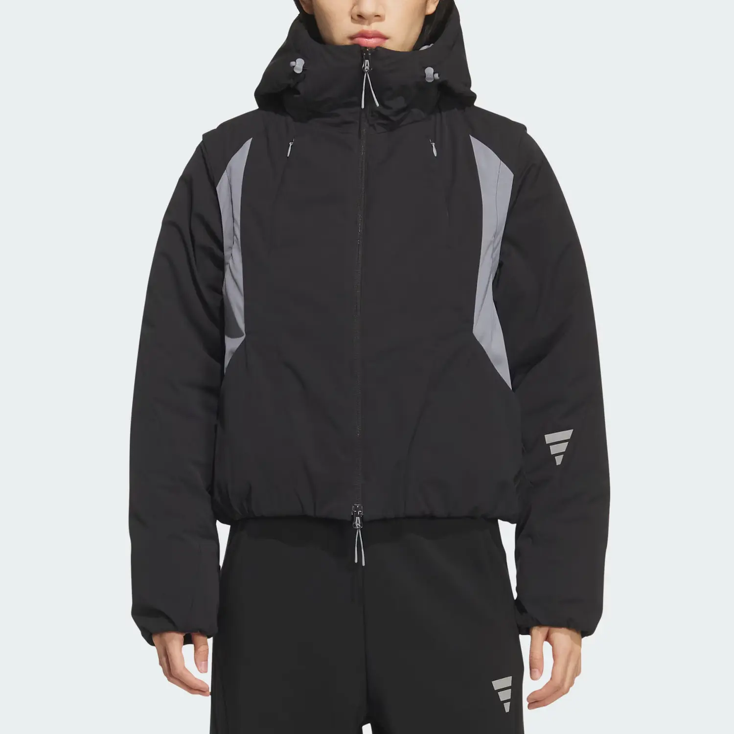 Куртка пуховик FOS FW25 FUTURE STYLE PAD женская Adidas, черный — фото 4