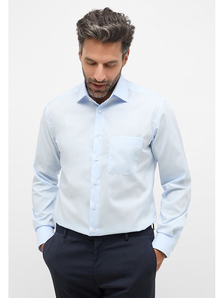 

Рубашка Eterna Hemd, светло-синий