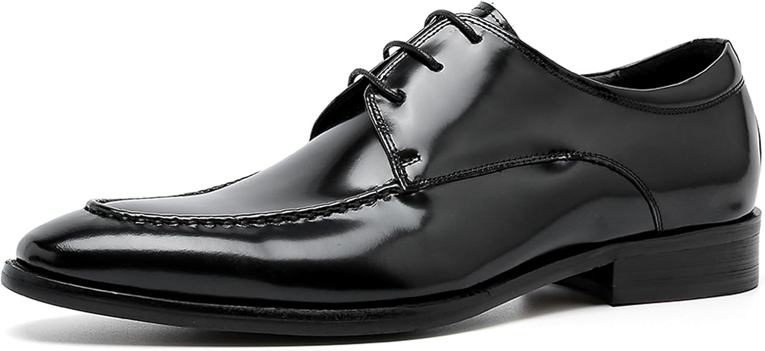 

Мужские классические туфли дерби из лакированной кожи с острым носком, деловые и повседневные 68110 Windhana, черный