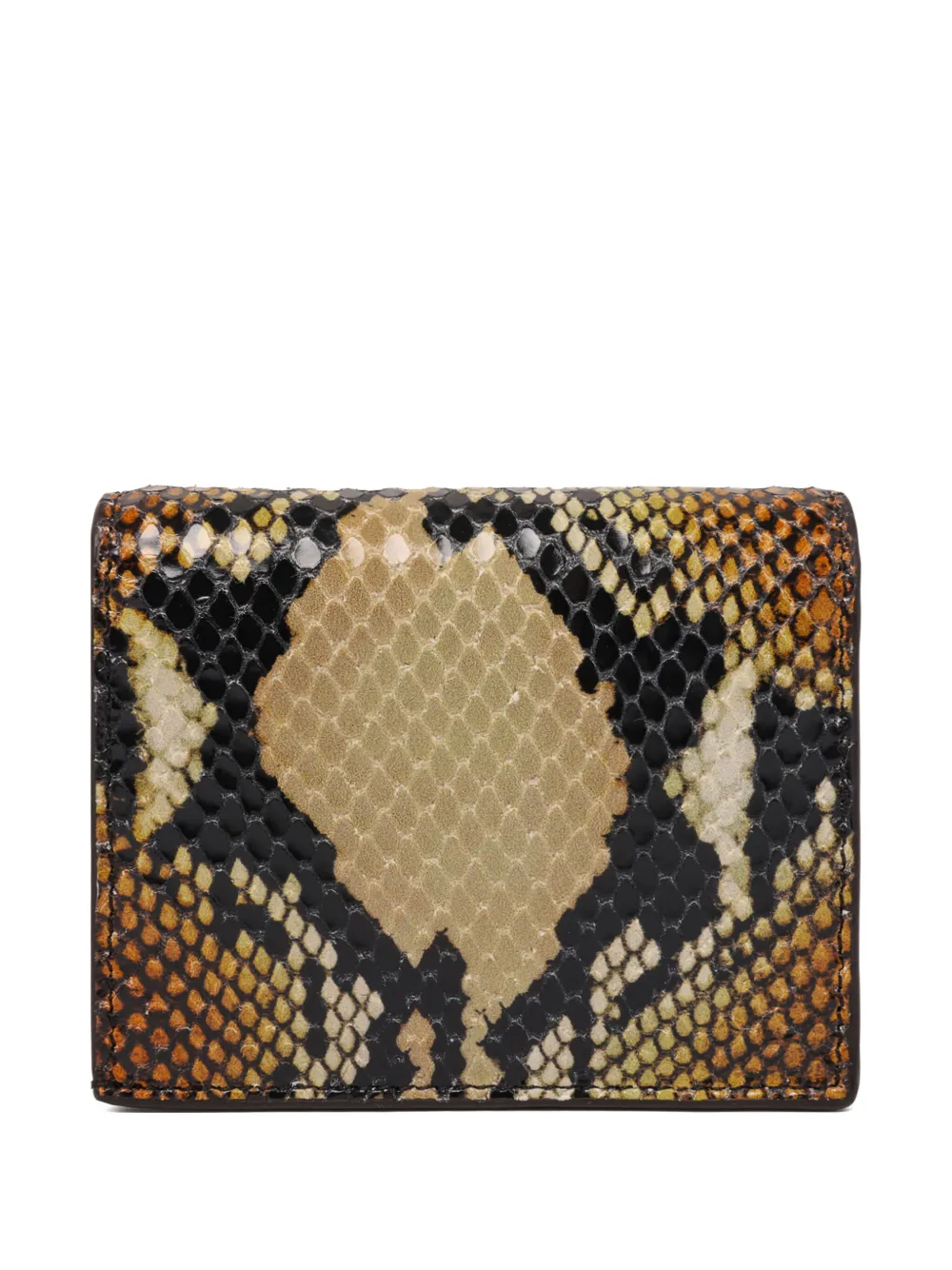 

Кошелек со змеиным принтом Alexander McQueen, коричневый