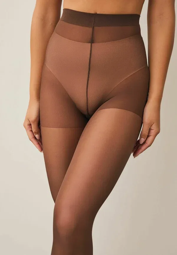 Колготки Next, 20 denier sheer gloss tights 3 pack, кофе — фото 3
