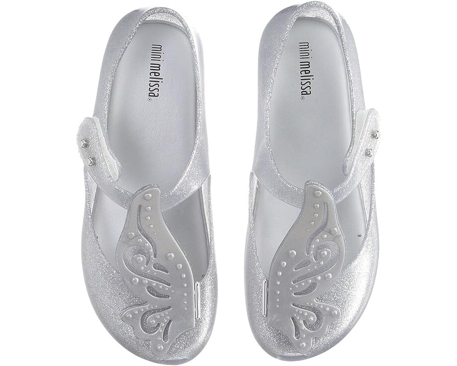 

Балетки Mini Melissa Mini Ultragirl Fly II, цвет Silver Glitter