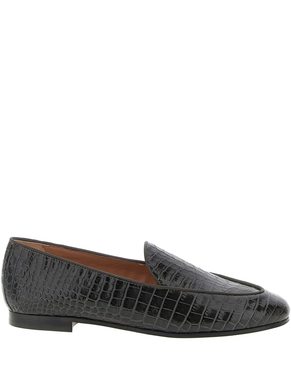 Лоферы из кожи Guanto Aquazzura, черный