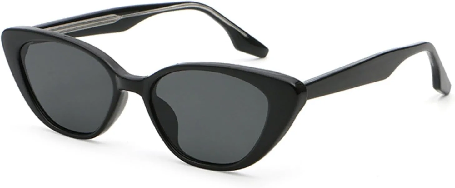 

Солнцезащитные очки в стиле ретро «кошачий глаз» для женщин, солнцезащитные очки из ацетата для мужчин, защита от УФ-излучения UV400, коричнево-зеленые generic, Black