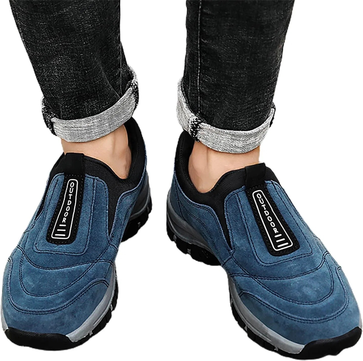 Туфли Barfusschuhe Herren Fahrradschuhe Laufschuhe Damen Trekking- & Wanderschuhe Für Weiß Shoes Barfusschuhe Schuhe Sommer Прогулочные туфли Weisse Trekkingschuhe Atmungsaktive Trail Generisch, A001 Blau — фото 2