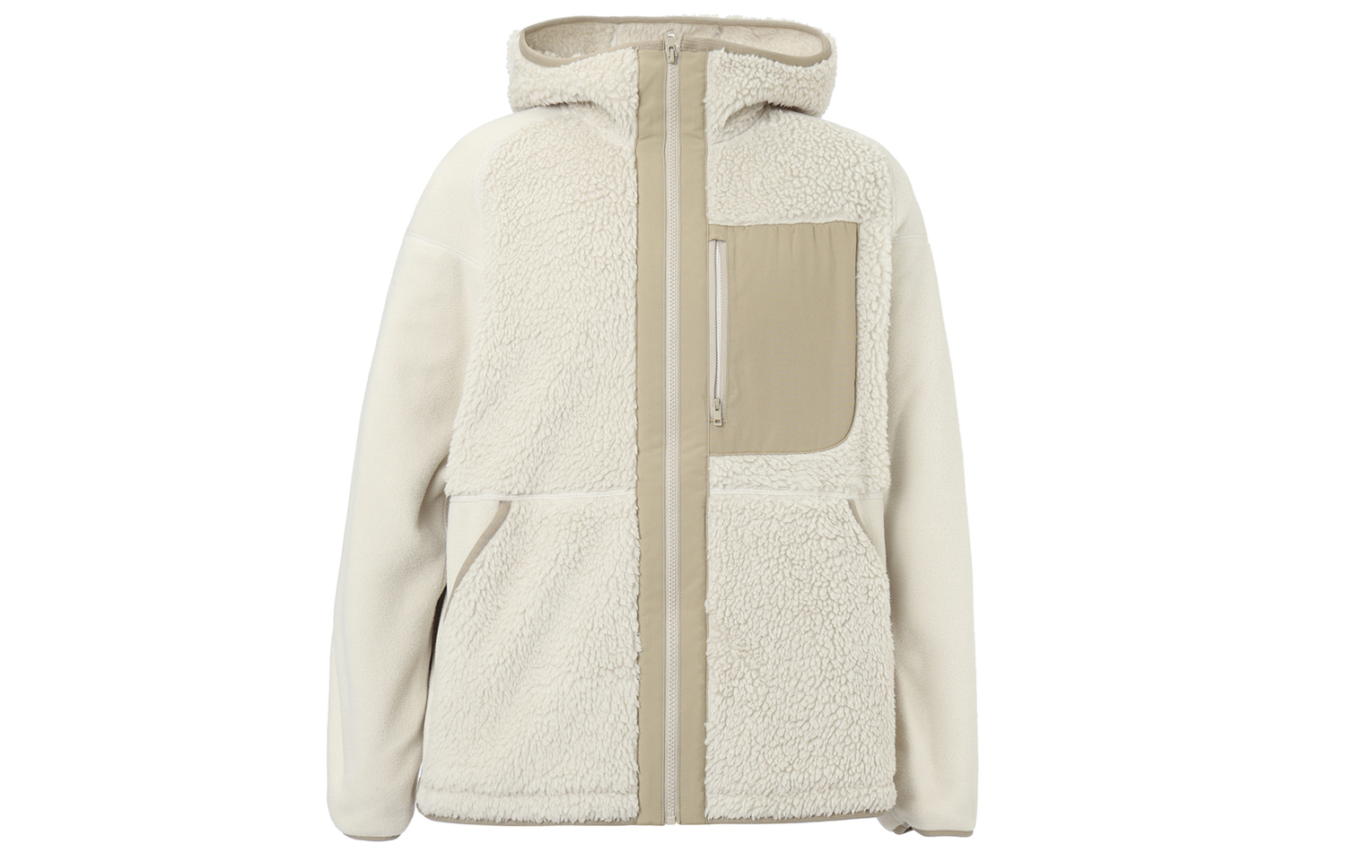 Uniqlo Пальто White Mountaineering Co titled Series Coat унисекс, цвет экрю — фото 3