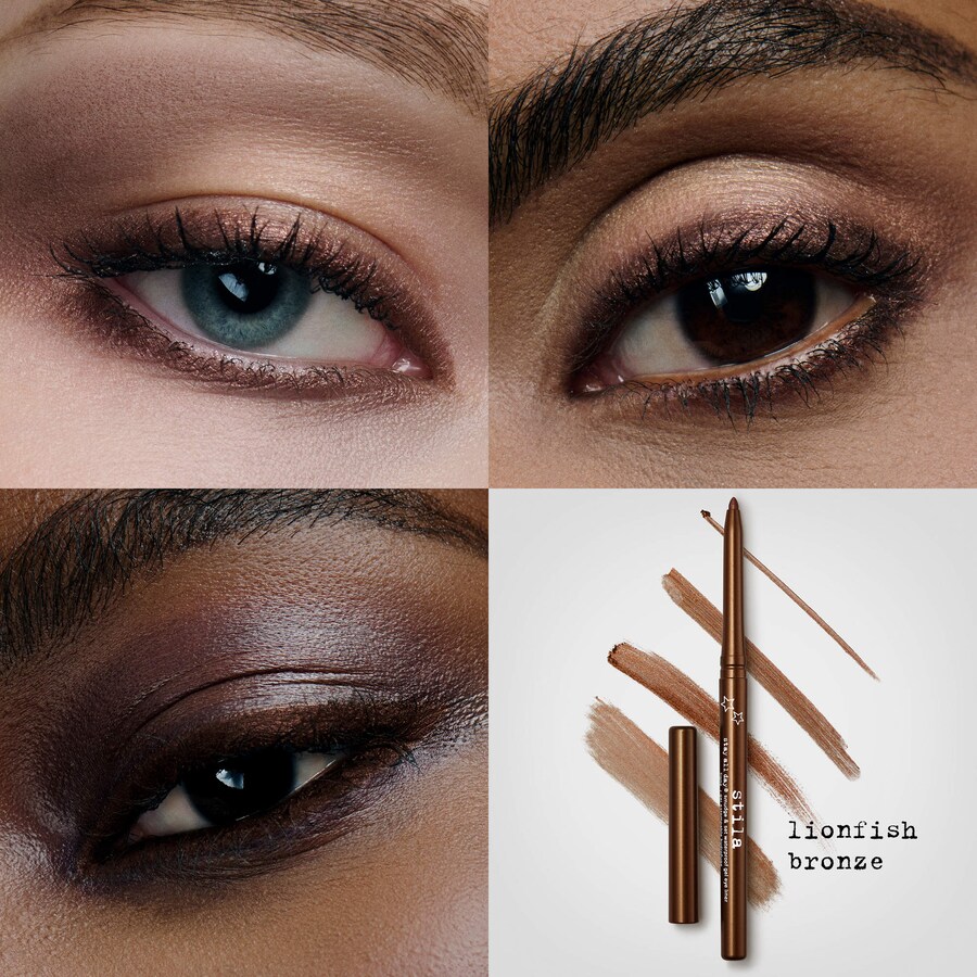 Водостойкая гелевая подводка для глаз Stay All Day Smudge & Set stila, 0.012 oz /0.35 g, Lionfish Bronze — фото 4