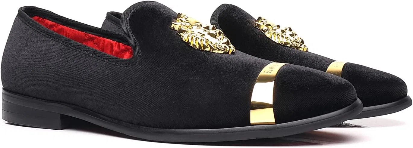 Лоферы золотой Tiger Black Erphpre Paul