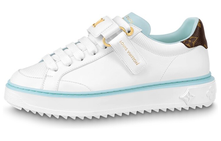 Кроссовки LOUIS VUITTON Time Out Sneakers 'White Blue Brown' Women's