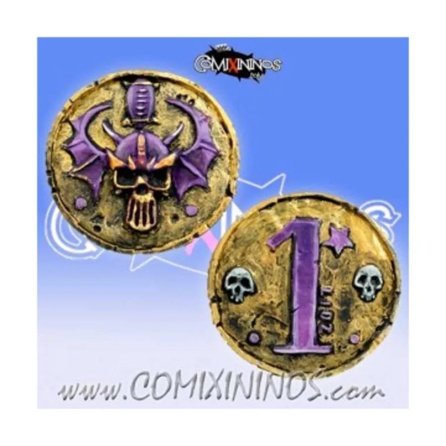 

Металлическая монета тёмного эльфа, Fantasy Football Miniatures - Accessories (28mm)