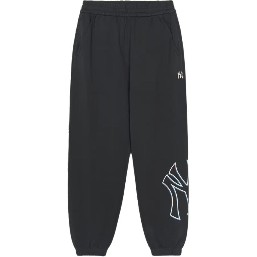 

Базовые мега повседневные брюки New York Yankees унисекс угольно-серые MLB