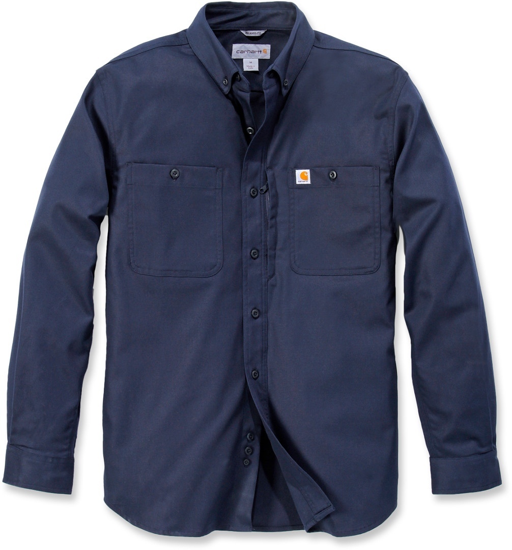 

Лонгслив Carhartt Rugged Professional Work Long Sleeve Shirt, темно-синий
