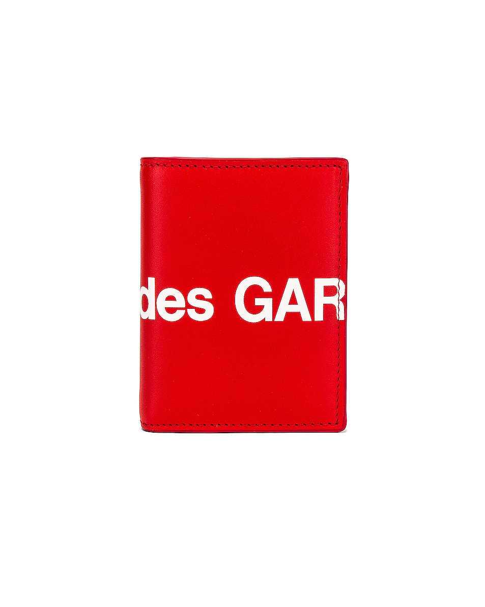 

Кошелек с крупным логотипом Comme Des Garcons, Red