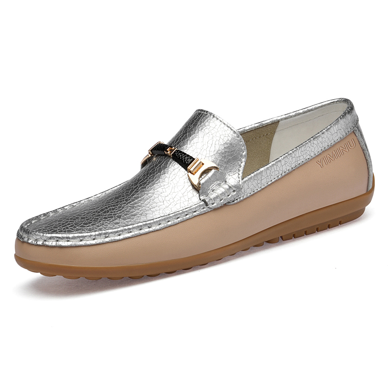 

Eminu Мужские повседневные кроссовки Low Top серебристо-оранжевые, цвет Silver-orange