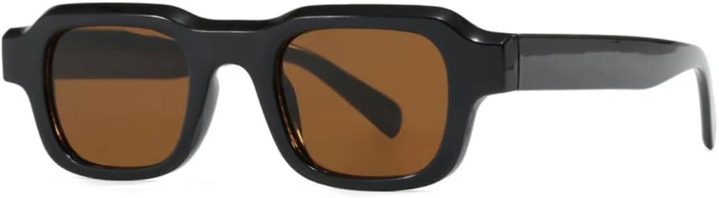 

Солнцезащитные очки с защитой от УФ-излучения UV400 | Легкая оправа в стиле панк, чайного цвета | для женщин и мужчин, для занятий спортом на открытом воздухе и вождения DSVIGF, Black-brown