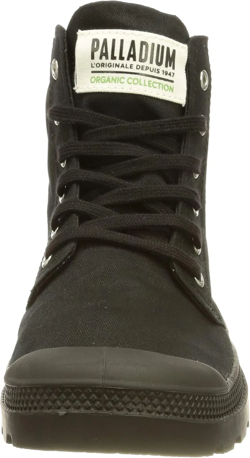 Кроссовки-ботинки Palladium Unisex Pampa Hi Organic II, Black — фото 2