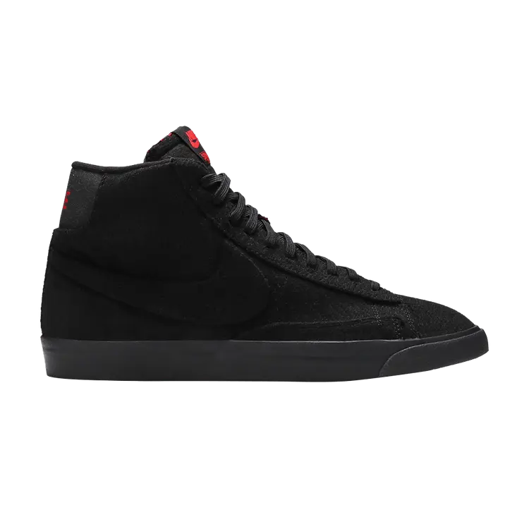 

Кроссовки Nike Stranger Things x Blazer Mid QS 'Upside Down - Black', черный