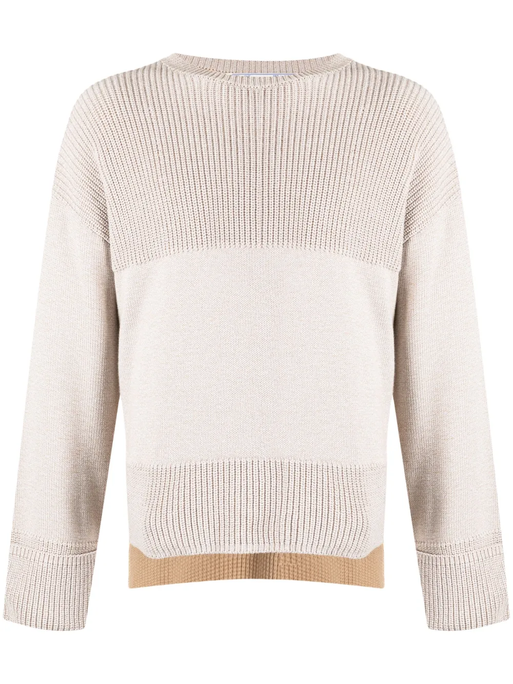 

Джемпер в стиле колор-блок OFF-WHITE, серый