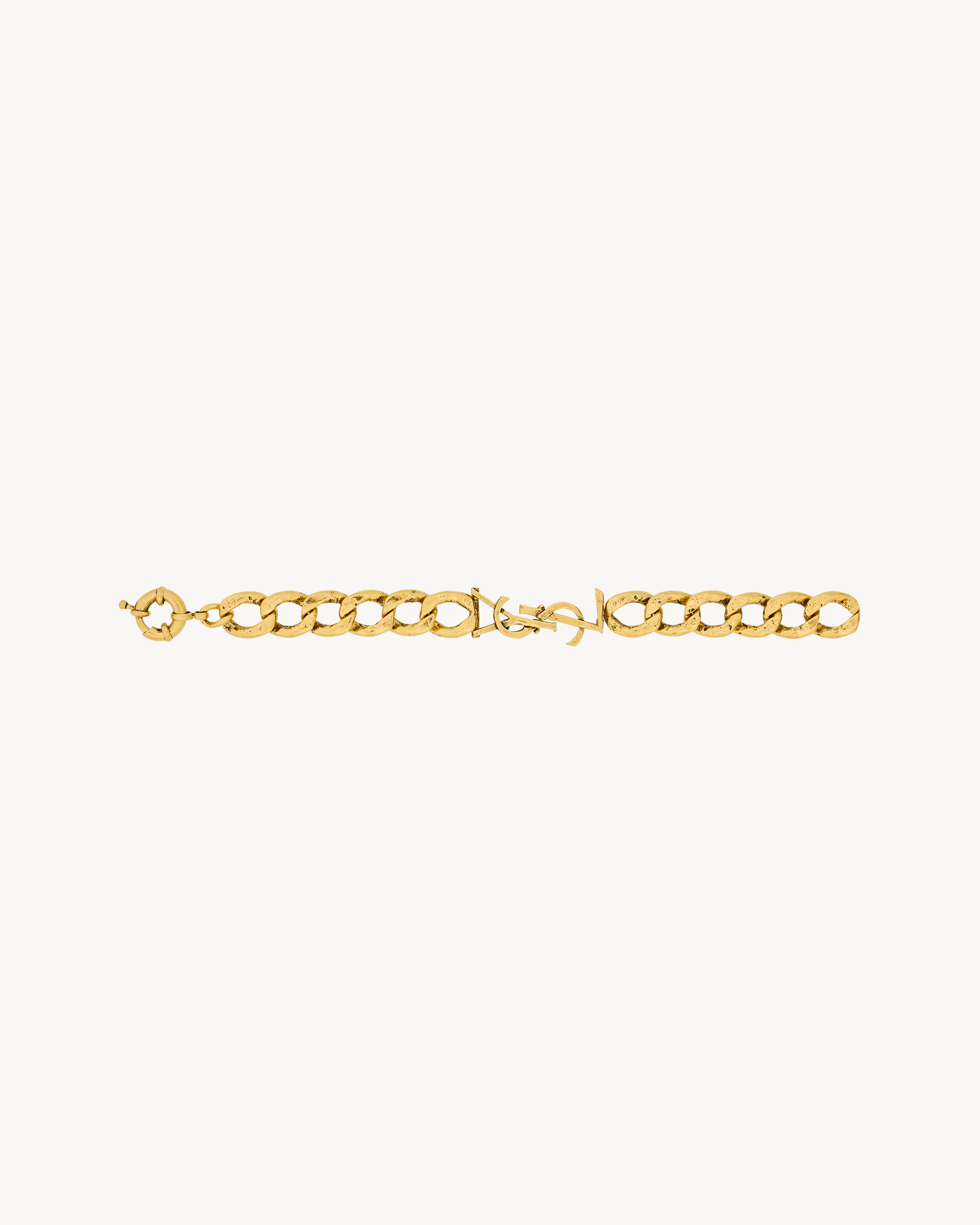 Металлический браслет-цепочка CASSANDRE Saint Laurent, золото — фото 2