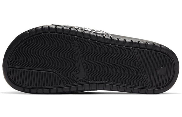 Тапочки benassi jdi floral slide 'black' Nike, черный — фото 4