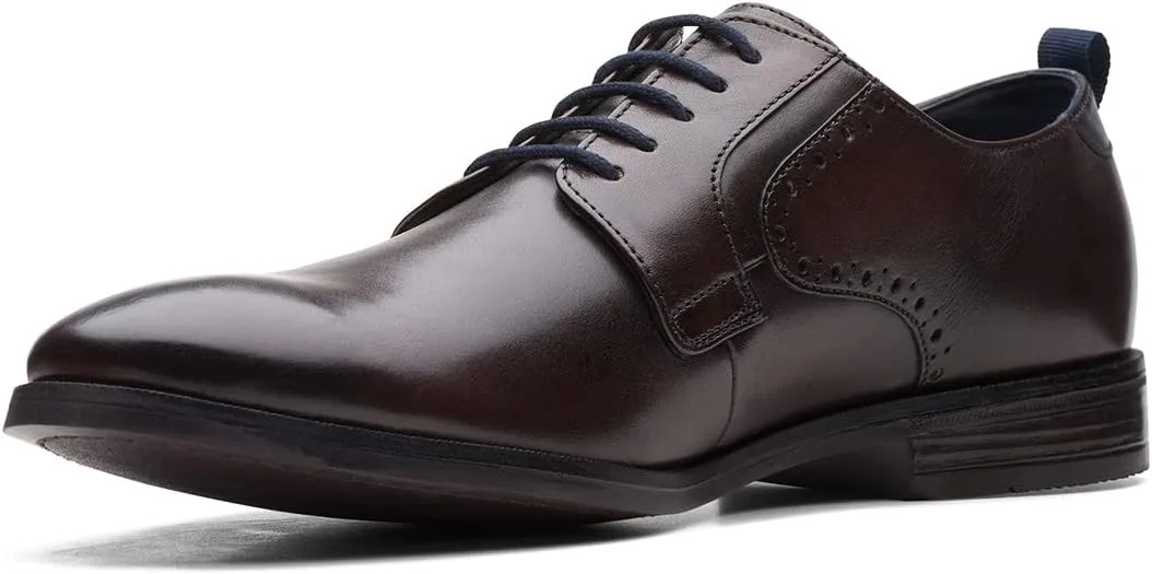 Мужские кожаные туфли Clarks Stanford Lace Clarks Cycle Systems, темно-коричневый — фото 4