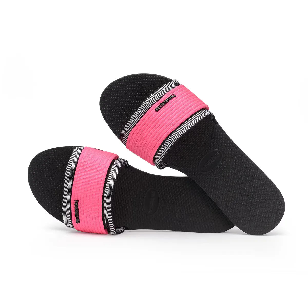 Вы Транкосо Хаваианас Женские Шлепанцы Havaianas, черный/розовый — фото 4