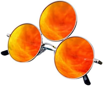 

Солнцезащитные очки «Третий глаз» с поляризацией и защитой от УФ-излучения UV400, унисекс, в стиле Принса и Иллюминати, идеально подходят для рейвов, фестивалей, концертов и косплея NULOGX, Orange