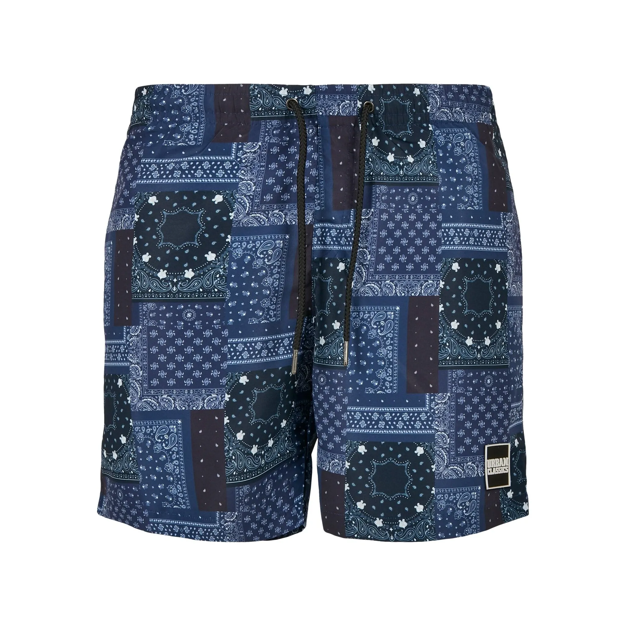 

Шорты для плавания URBAN CLASSICS " Urban Classics Men's Pattern Swim Shorts", темно-синий
