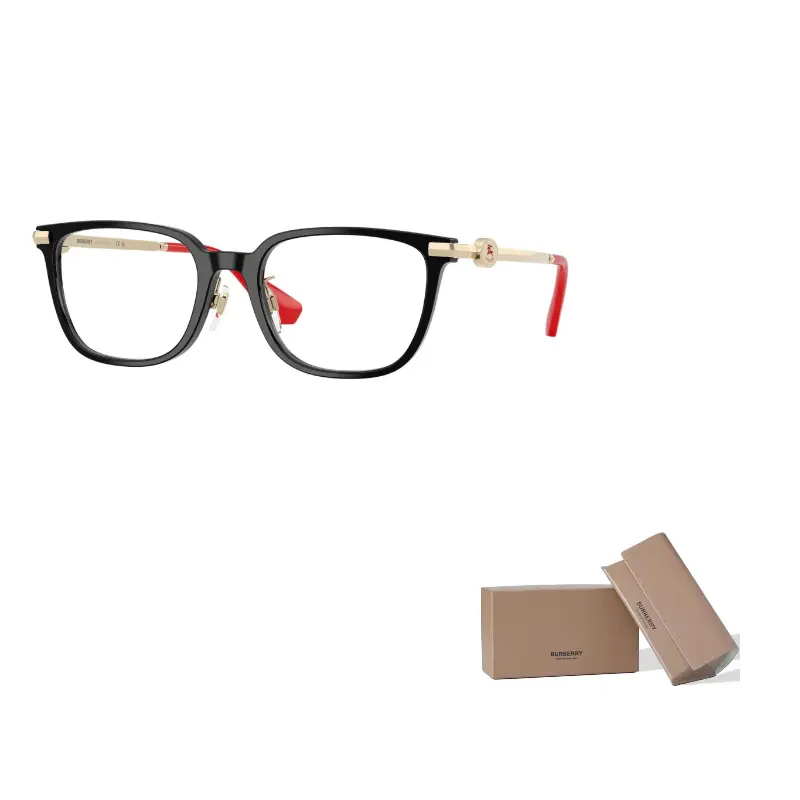 

Burberry Очки для зрения Plate And Metal Square Unisex Black