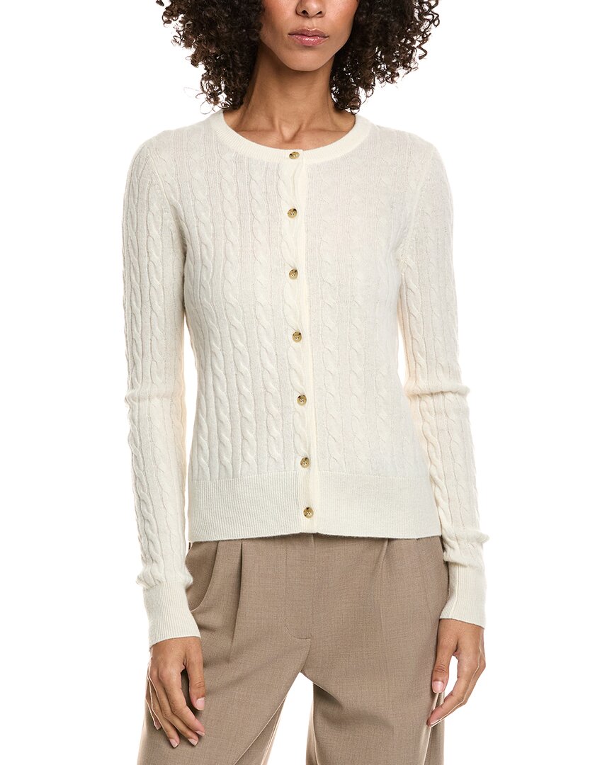 

Кардиган из смеси шерсти и кашемира InCashmere Incashmere, белый