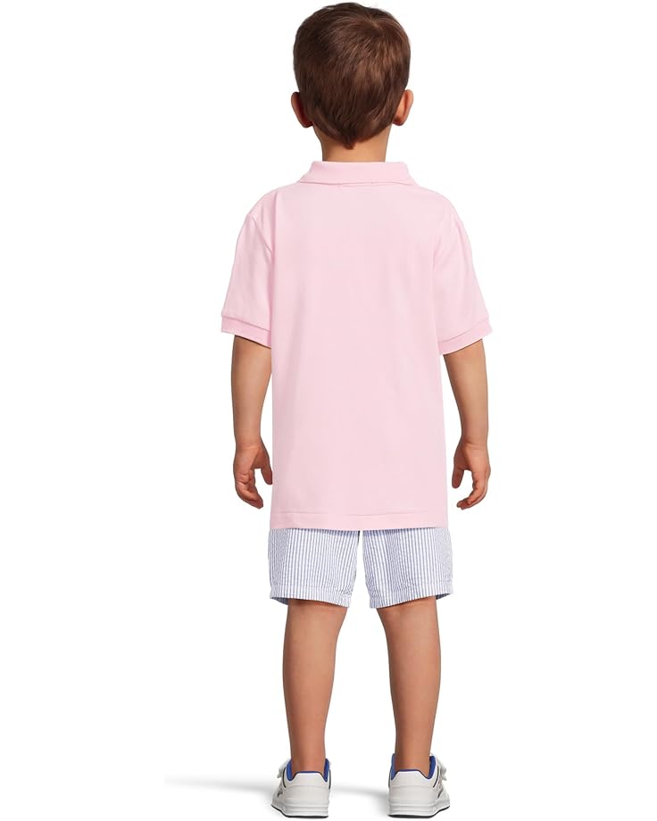 Поло Polo Ralph Lauren Kids Soft Cotton Polo Shirt, цвет Carmel Pink — фото 2