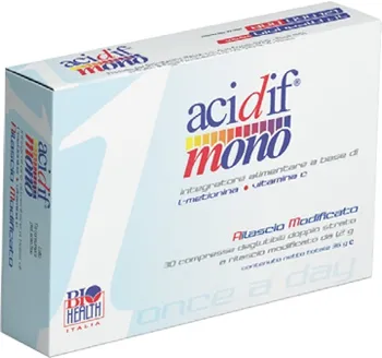 

Acidif Mono, добавка для функциональности мочевых путей, 30 таблеток Biohealth