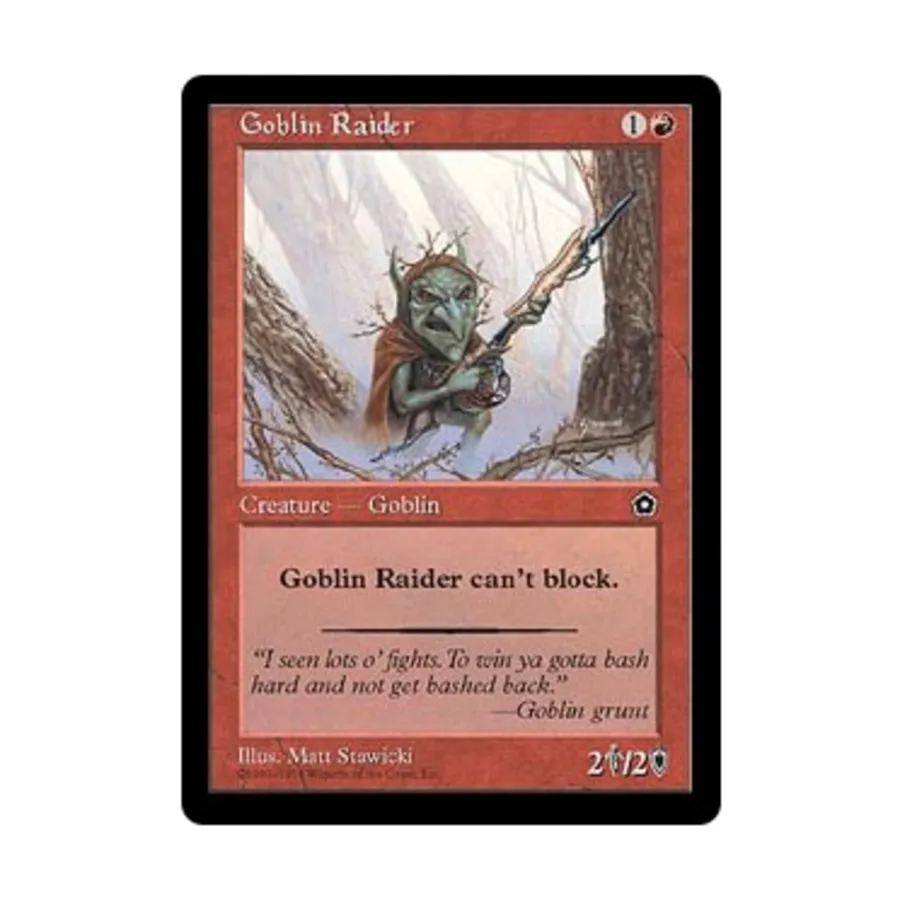 

CCG Гоблин-рейдер (клавиша C), MTG - Portal 2nd Age