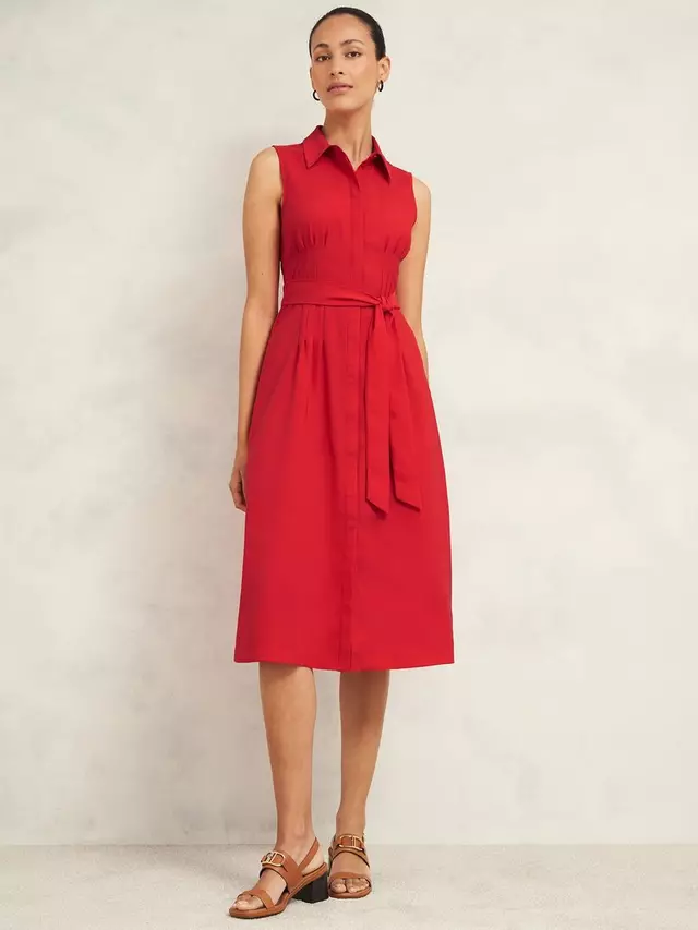 

Платье Hobbs Hobbs Sandra Sleeveless, цвет begonia red