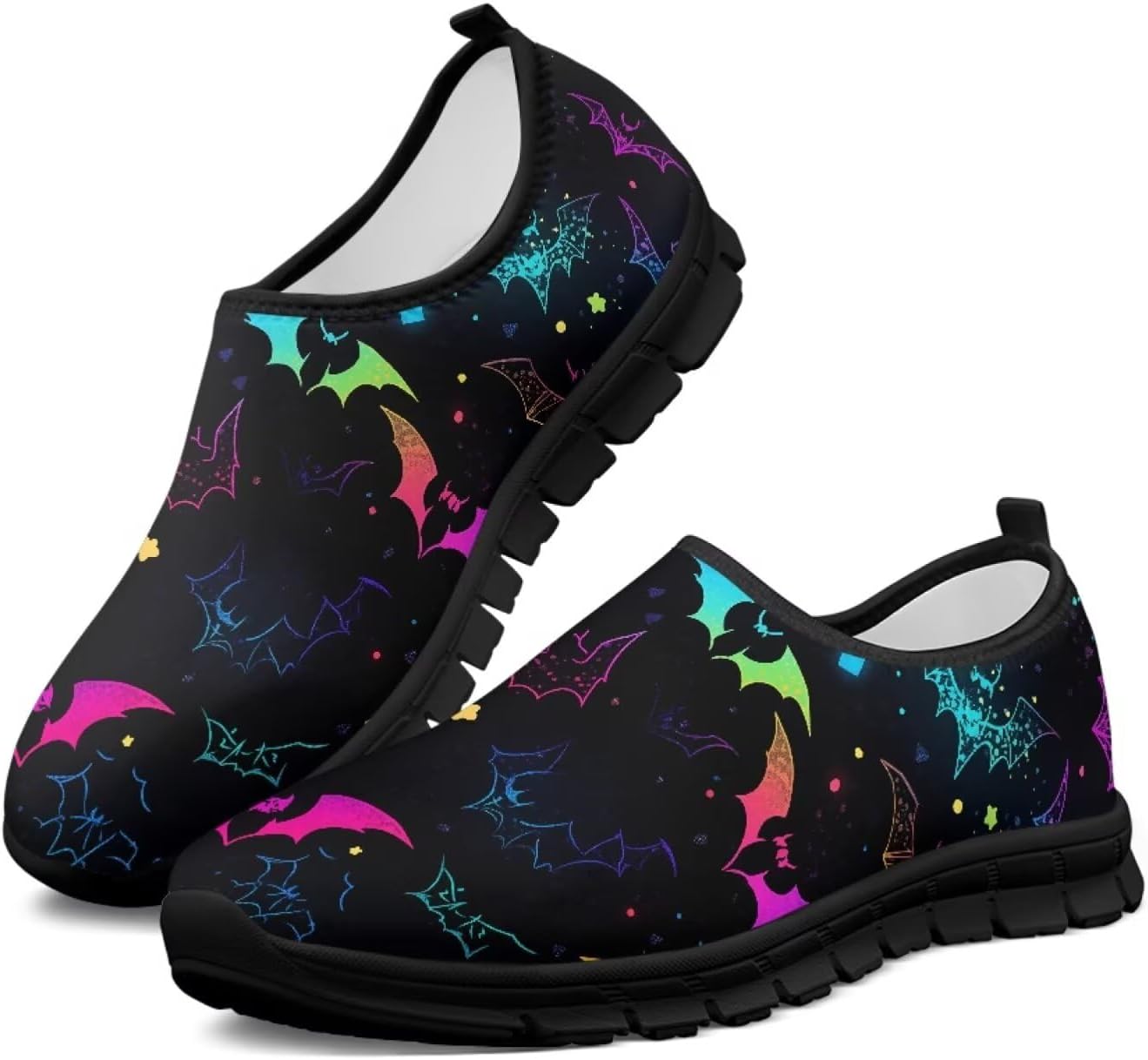 

Мужские слипоны Howilath, дышащие кроссовки с черной подошвой, для треккинга, легкая спортивная обувь для шопинга и походов